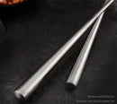 Axya Stainless Steel Chef Kitchen Utensil Set with Bamboo Spatula