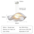 Axyaa Nordic Lotus Pendant Lamp: Elegant Art LED Lighting for Home Living Room & Bedroom