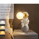 Axyaa Astronaut Moon Lamp Children's Room Bedside Wall Light Decor