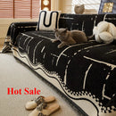 Axyaa Summer Chenille Sofa Blanket - Anti-Scratch Dust Cover & Towel