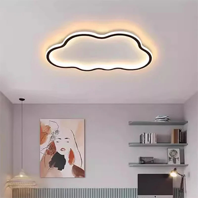 Axyaa Cloud LED Ceiling Light for Children's Room with Ultra-Thin Design
