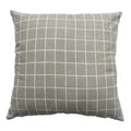 Axyaa Geometric Square Checked Pillowcase – Black and White Stripe Cushion Cover