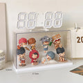 Axyaa Acrylic Toy Display Stand Box for Action Figures Organizes, Showcases, and Stores Toys