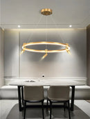 Axyaa Minimalist Chandeliers for Modern Dining Room, Bar, Living Room, Bedroom Lighting Fixtures