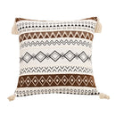 Axyaa Geometric Chenille Jacquard Sofa Cushion Covers Ethnic-Style Home Decor