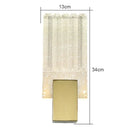 Axyaa Modern Glass Ripple Wall Lamp for Stylish Home Decor