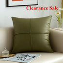 Axyaa Light Simulation Leather Thickened Throw Pillow