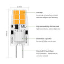 Axyaa Mini G4 LED Bulbs 1.2W 12V - Energy Efficient Replacement for 10W Halogen Bulb