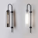 Nordix Bedroom Sconce by Axyaa: Modern Glass LED Wall Lights for Decoration & Reading