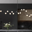 Axyaa LED Chandeliers for Modern Home Decor - Pendant Light Lamps for Living Room and Dining Room