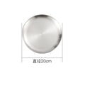 Axyaa Stainless Steel Salad Bowl with Scale - Korean Style Ramen Noodles Soup Container