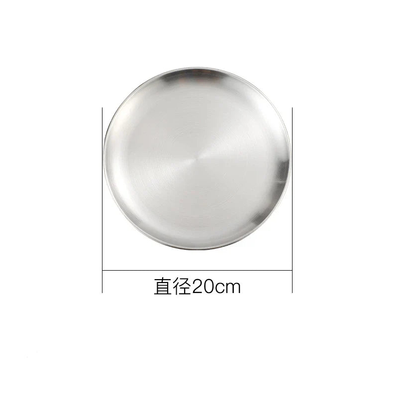 Axyaa Stainless Steel Salad Bowl with Scale - Korean Style Ramen Noodles Soup Container