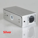 Axyaa Silver Aluminum COB 6W Outdoor Wall Sconces IP65 Waterproof Up/Down Porch Light