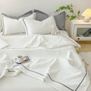 Axyaa Princess Bubble Yarn Quilt Set - French Style Quilted Comforter Blanket