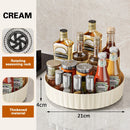 Axyaa Seasoning Storage Tray: Rotating Kitchen Organizer for Cosmetics, Bathroom, and Pantry