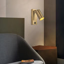 Axyaa Adjustable Angle LED Wall Lamp with Switch, Minimalist Design for Bedroom and Corridor