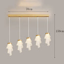 Axyaa Elegant Dining Room Chandelier Salon Ceiling Lamps Fancy Pendant Lights