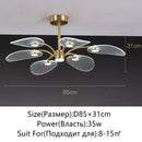 Axyaa Lotus Leaf Design LED Ceiling Light for Home Decor & Lighting Fixtures
