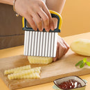 Axyaa Wavy Potato Cutter Knife: Multi-functional French Fries Cutter for Household