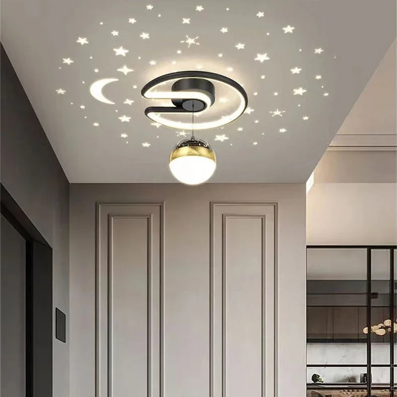 Axya LED Star Chandelier for Home Ceiling Lighting Fixture