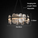 Axyaa Modern Nordic LED Chandelier for Hotel Lobby and Bar Decor