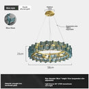 Axyaa Modern LED Chandelier for Dining Room, Living Room, Bedroom, and Hotel Décor
