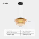 Axyaa Nordic Glass Chandelier: Elegant Lighting for Home Decor