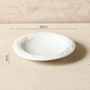 Axyaa Stone Pattern Ceramic Plate Set