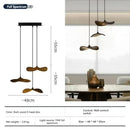 Axyaa Retro Wood Staircase Island Pendant Light