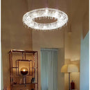 Axyaa Luxury Crystal Chandelier for Restaurant, Living Room, Hotel Lobby & Front Desk