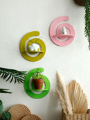 Wooden Boho Wall Shelf for Bedrooms by Axyaa - Aesthetic Floating Display Shelf