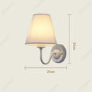 Axyaa LED Fabric Wall Lampshade for Indoor Bedroom and Living Room Lighting