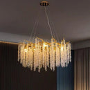 Axyaa Gold Aluminium Branch Pendant Light - Modern Indoor LED Chandelier