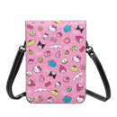 Axyaa Hello Kitty Cell Phone Purse Leather Wallet Kuromi Crossbody Bag Fashion Card Holder