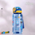 Axyaa Dinosaur Kids Water Bottle - Leakproof 600ml Sippy Cup with Silicone Straw