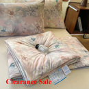 Axyaa Silk Summer Quilt - Machine Washable Cool Quilt for Single/Double Bed
