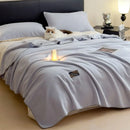 Axyaa Plush Flannel Queen Size Blanket for Sofa Bed All-Season Warmth
