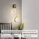 Axyaa Modern LED Wall Clock Light for Home Interior Decoration