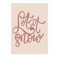 Axyaa Merry Pink Christmas Wall Art Canvas, Kids Room Decor, Nursery Posters, Nordic Design.