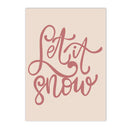 Axyaa Merry Pink Christmas Wall Art Canvas, Kids Room Decor, Nursery Posters, Nordic Design.