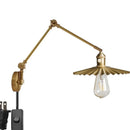 Axyaa Nordic Copper Wall Lamp Sconce Pull Chain Switch Indoor Lighting Bedroom Mirror Stair Light