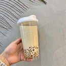 Axyaa Iced American Coffee Cup Tritan Water Bottle for Women