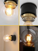 Axyaa Vintage Retro Wall Lamp for Bedroom & Living Room