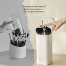 Axyaa Makeup Brushes Holder with Lid - 4 Slots Organizer for Vanity