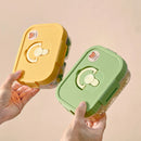 Axyaa Divided Bento Box: Portable, Leak Proof, Microwave Safe Lunch Container