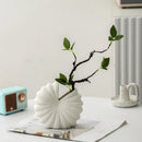 Axyaa Shell Shape Ceramic Vase Nautilus Snail Handicraft Ornament Home Decor