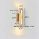Axyaa Wabi Sabi LED Wall Light, Modern Glass Bedside Lamp, Dining Room, Reading, Restaurant