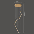 Axyaa Crystal Chandelier Pendant Light for Luxury Dining Room Decor