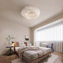 Axyaa French Medieval Bedroom Ceiling Lamp Cream Modern Study Eye Protection Lamp