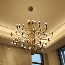 Axyaa Modern LED Ceiling Chandelier for Luxury Home Decor